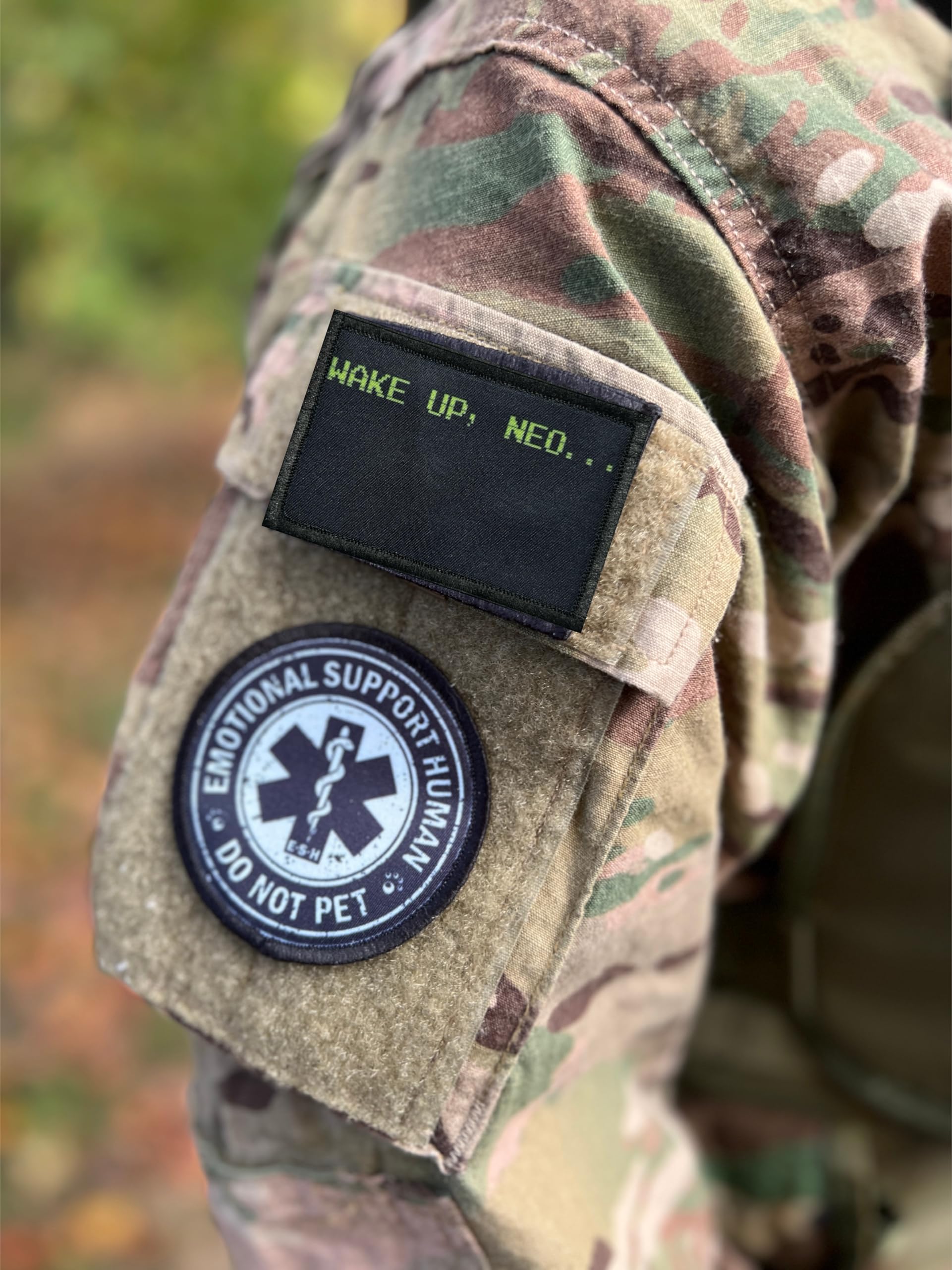 Amazon.com: 2x3 Wake Up Neo Matrixx Morale Patch| Neo Patch by